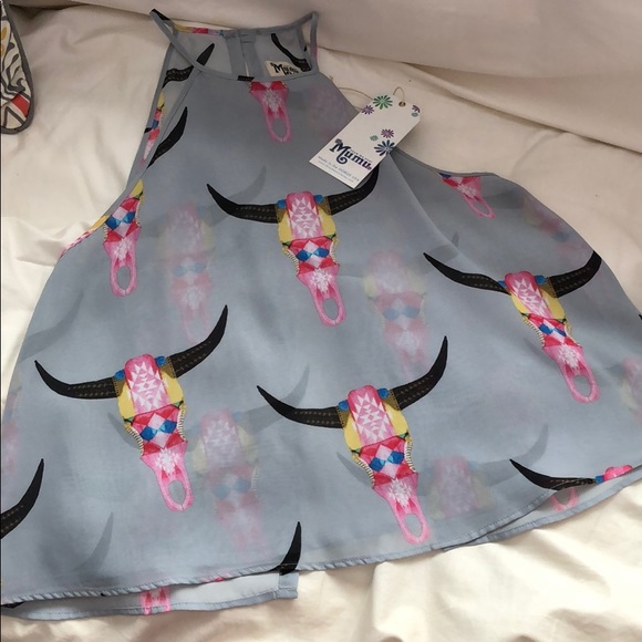 Show Me Your MuMu Selena Tank - Light Bright Bull - Picture 4 of 7